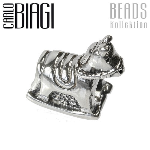 Carlo Biagi Bead Schaukelpferd European Beads BBS091