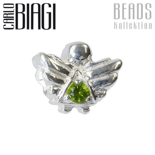 Carlo Biagi Zirkonia Bead Engel European Beads BBSBACZ08
