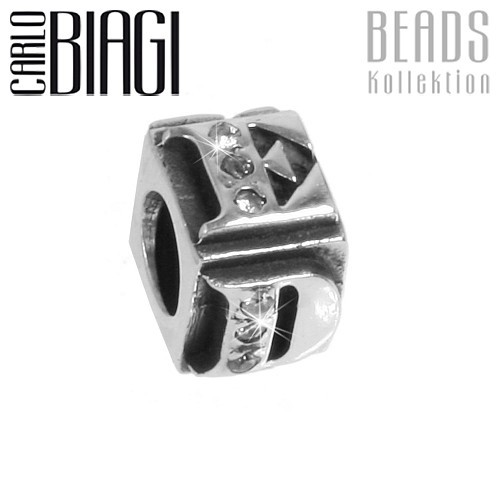 Carlo Biagi Zirkonia Bead Duke European Beads BBSCZ05C