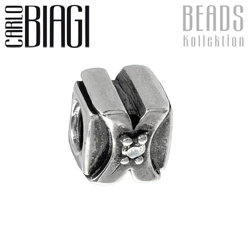 Carlo Biagi Zirkonia Bead X Box European Beads BBSCZ37C