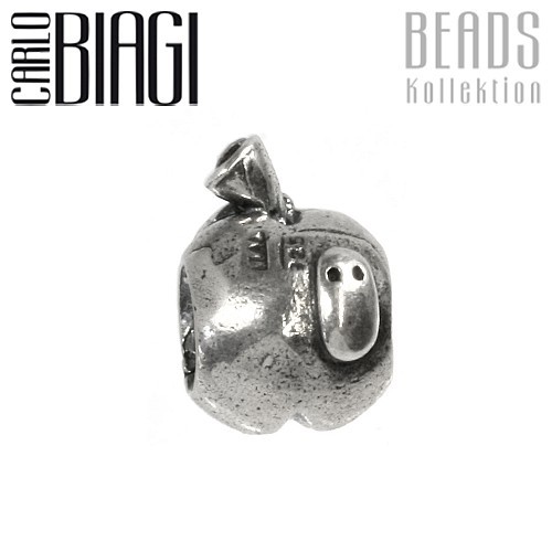 Carlo Biagi Zirkonia Bead Apfel European Beads BBSCZ45C