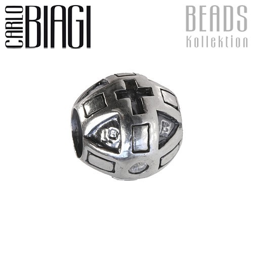 Carlo Biagi Zirkonia Bead Zepter European Beads BBSCZ55C