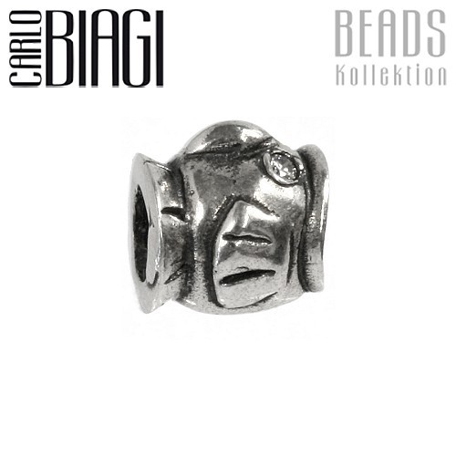 Carlo Biagi Zirkonia Bead Fisch European Beads BBSCZ57C