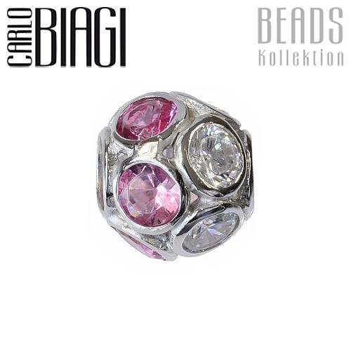 Carlo Biagi Zirkonia Sphäre European Beads BBSCZP04HPC