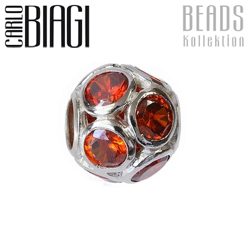 Carlo Biagi Zirkonia Bead Sphären European Beads BBSCZP04O