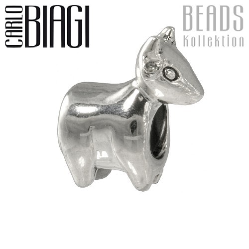 Carlo Biagi Bead Stier 925 Silber European Beads BBSZL05