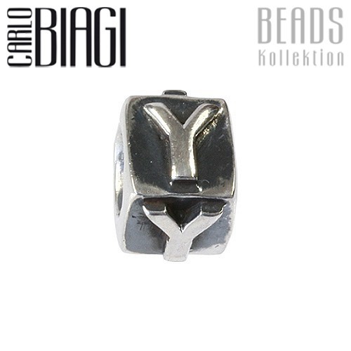 Carlo Biagi Bead Buchstabe Y Silber European Beads BLPY