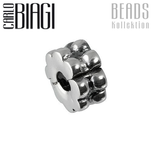 Carlo Biagi Bead Clip Perlen Silber European Beads BSFC07