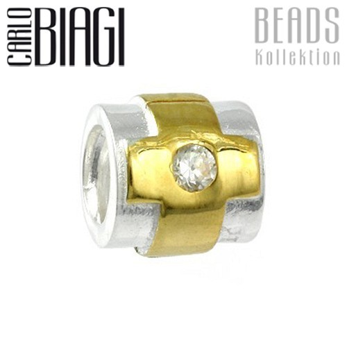 Carlo Biagi Bead Kreuz 925 Bico European Beads BTTCZ09C
