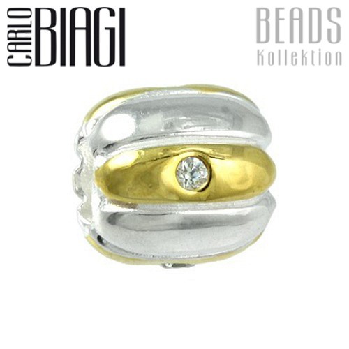 Carlo Biagi Bead Zylinder Bicol European Beads BTTCZ20C