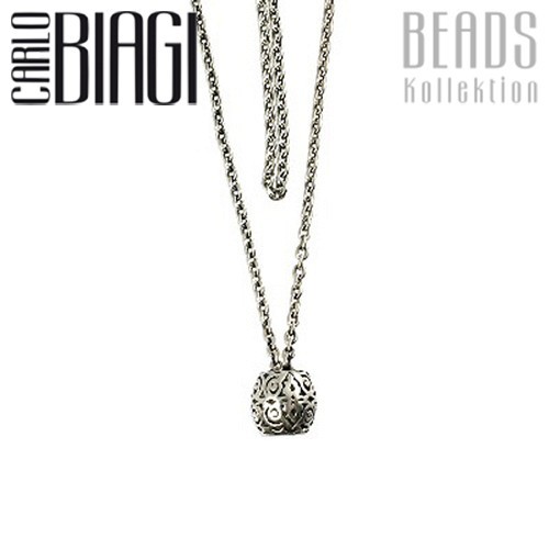 Original Carlo Biagi Bead Kette 70cm 925 Silber BNLSA70
