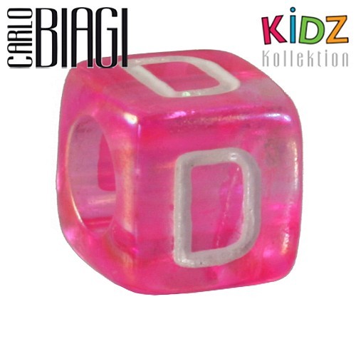 Carlo Biagi Kidz Bead Buchstabe D Beads für Armband KSPPLD