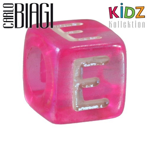 Carlo Biagi Kidz Bead Buchstabe E Beads für Armband KSPPLE