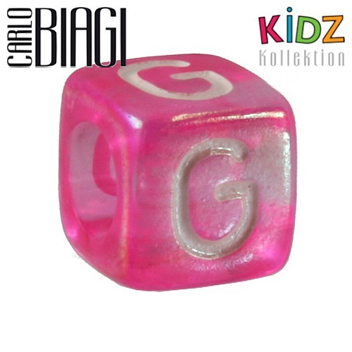 Carlo Biagi Kidz Bead Buchstabe G Beads für Armband KSPPLG