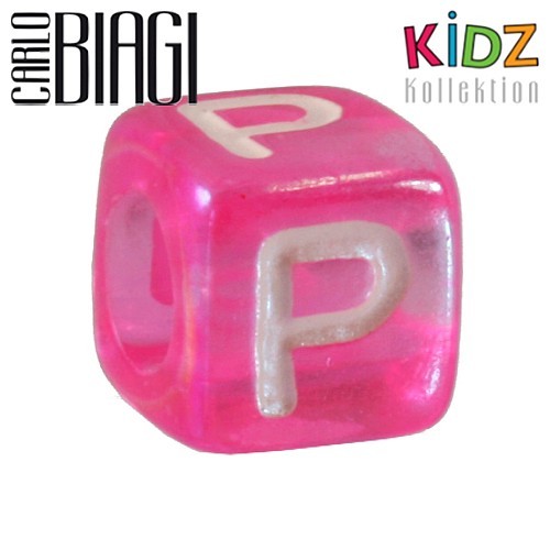 Carlo Biagi Kidz Bead Buchstabe P Beads für Armband KSPPLP