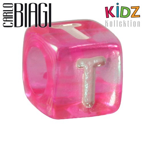 Carlo Biagi Kidz Bead Buchstabe T Beads für Armband KSPPLT