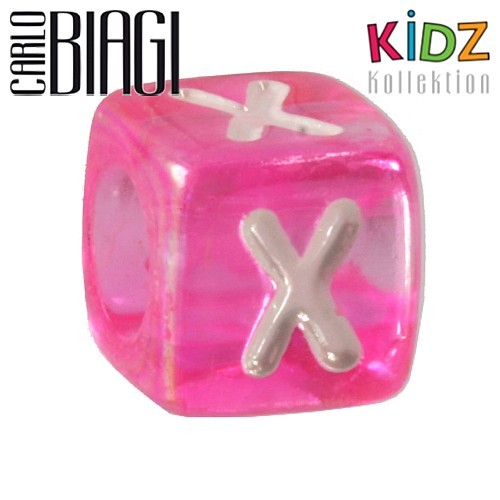 Carlo Biagi Kidz Bead Buchstabe X Beads für Armband KSPPLX