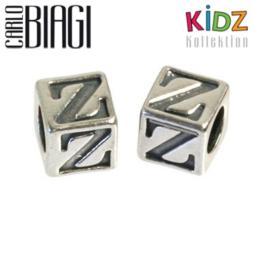 Carlo Biagi Kidz Bead Buchstabe Z Silber Beads KSSLZ