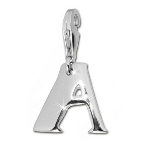 SilberDream 925 Charm Buchstabe A Silber Armband Anhänger FC70A