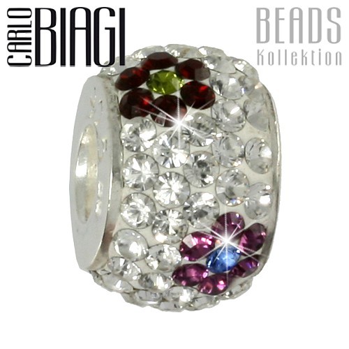 Carlo Biagi Swarovski Elements Bead Blumen BBSCR02FL