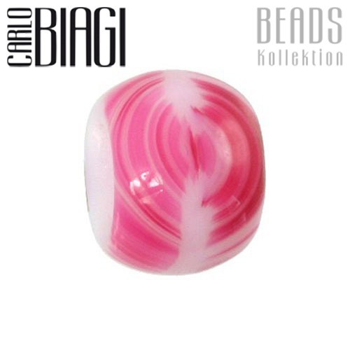 Carlo Biagi Bead Glas rosa für European Beads BBGMNL04