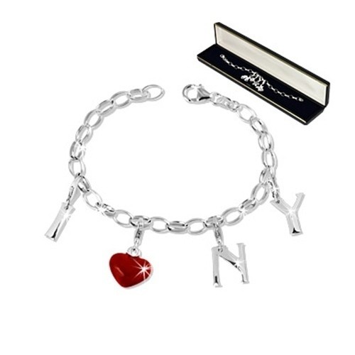 SilberDream Set Silber Charm Armband und Charms Anhänger FCA085