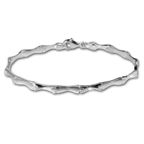 SilberDream Armband Style 925 Silber 19,3cm Silberarmband SDA405