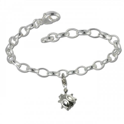 SilberDream 925 Charm Set Marienkäfer Armband FCA135