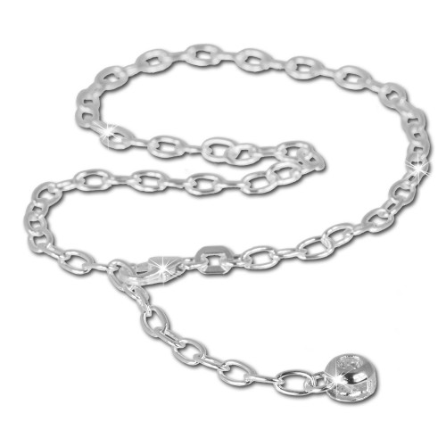 SilberDream 25cm Fußkette Zirkonia 925 Silber SDF001