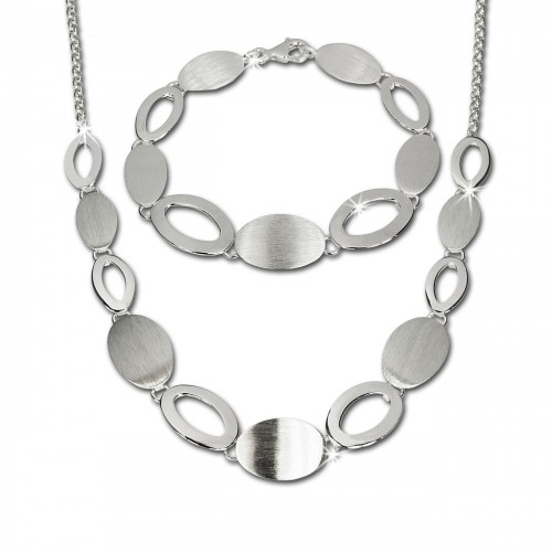 SilberDream Schmuck Set Grazie Collier Armband 925 Silber SDS408