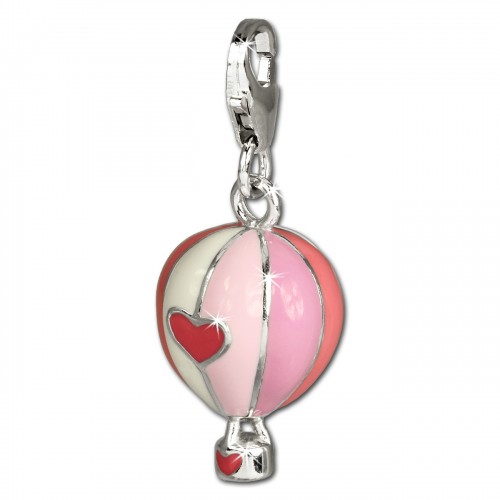 SilberDream Charm Heißluftballon 925 Silber Armband Anhänger FC672