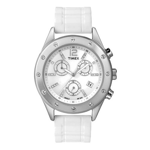 TIMEX Uhr wei Damenuhr TIMEX Classic Uhren Kollektion UT2N830