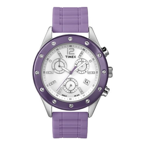 TIMEX Uhr lila Damenuhr TIMEX Classic Uhren Kollektion UT2N832