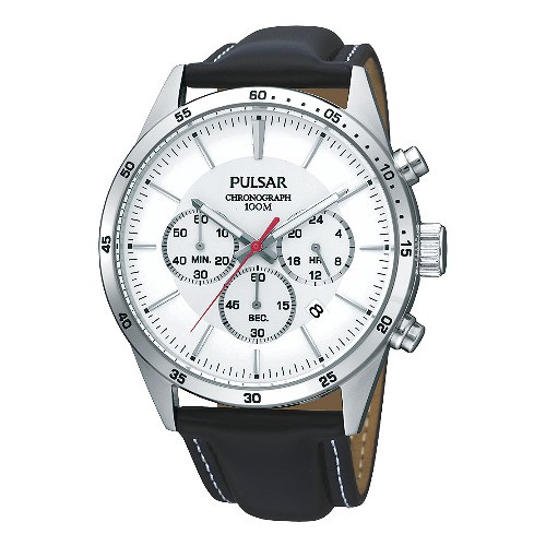 Pulsar Herrenuhr Chronograph weiss Modern Uhren Kollektion UPT3007