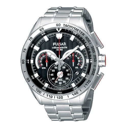 Pulsar Herrenuhr Chronograph schwarz Sport Uhren Kollektion UPU2001