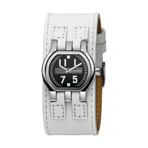 Bruno Banani Damen Uhr wei-schwarz Zeno Uhren Kollektion UBR20989