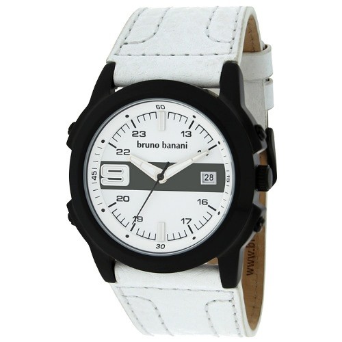 Bruno Banani Herren Uhr silber-schwarz Pan Uhren Kollektion UBR21091