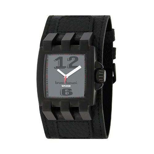 Bruno Banani Herren Uhr schwarz Spider Gents Uhren Kollektion UBR21100