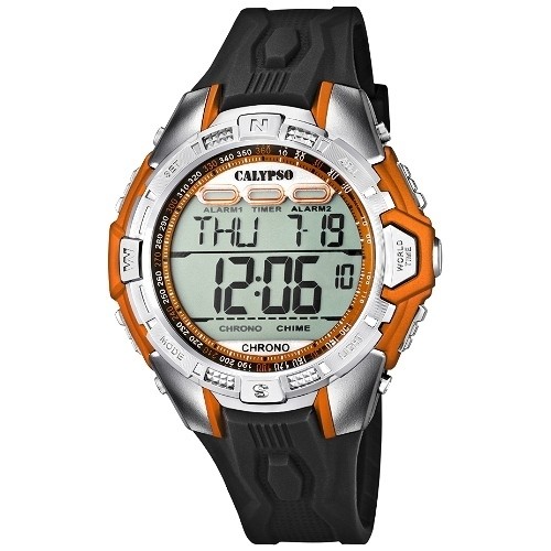 Calypso Herren Chronograph schwarz-orange Uhren Kollektion UK56153 UK56153