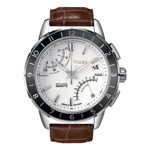 TIMEX Chronograph wei Herrenuhr TIMEX IQ Uhren Kollektion UT2N496