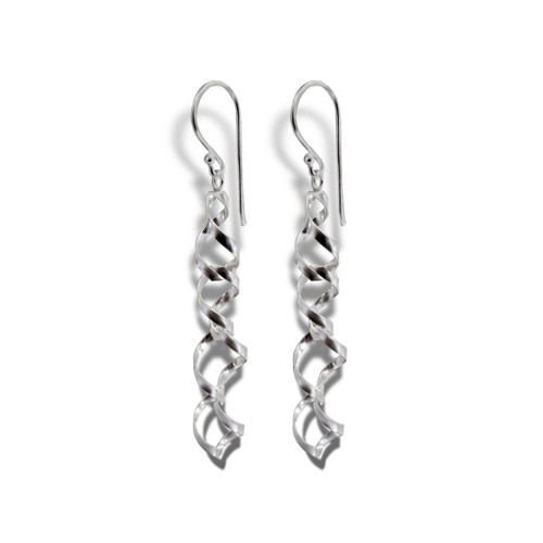 SilberDream Ohrringe Spiralen glnzend 925 Silber Ohrhnger SDO8800