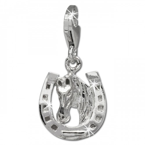 SilberDream Charm Hufeisen 925er Silber Armband Anhänger FC726I
