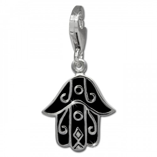 SilberDream Charm Indische Hand 925 Silber Armband Anhänger FC736S