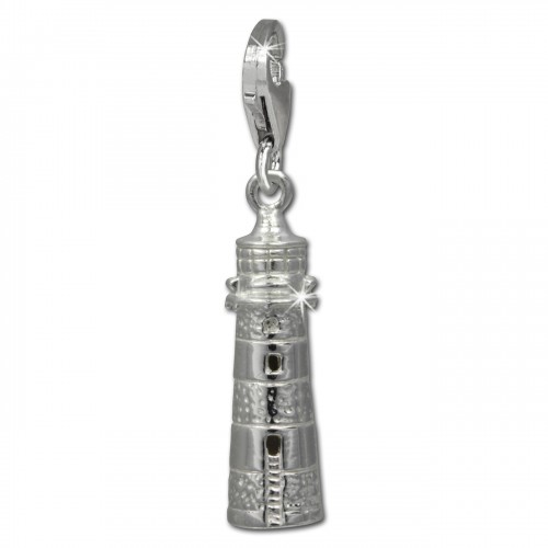 SilberDream Charm Leuchtturm 925er Silber Armband Anhänger FC733I