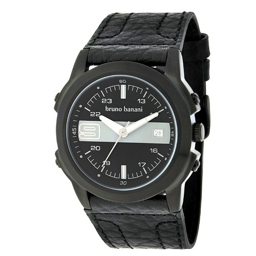 Bruno Banani Herren Uhr schwarz-schwarz Pan Uhren Kollektion UBR21092