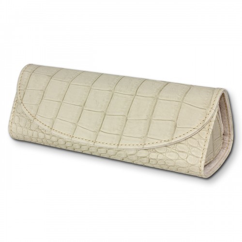 SilberDream Reiseschmuckbox Leder beige Schmuckbox dreieckig LB173W