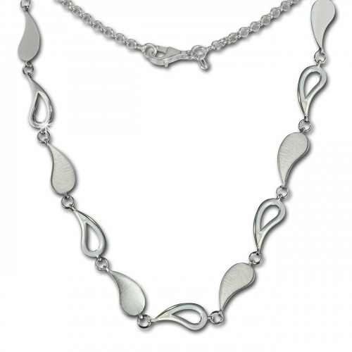 SilberDream Collier Trne 925 Sterling Silber 45cm Halskette SDK415