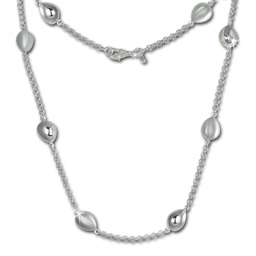 SilberDream Collier Tropfen 925 Sterling Silber 455cm Halskette SDK416