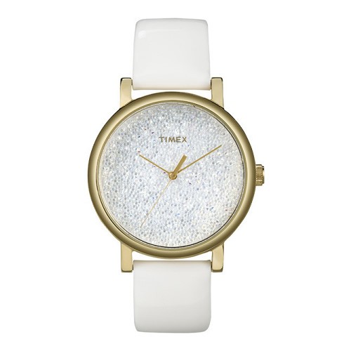 TIMEX Uhr wei Damenuhr rund TIMEX CLASSIC Uhren Kollektion UT2P278