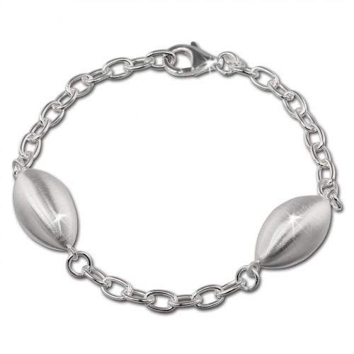 SilberDream Armband Ellipse gro 925 Sterling Silber 19cm Damen SDA421
